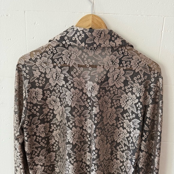 Vintage Floral Mesh Blouse - Picture 10 of 10